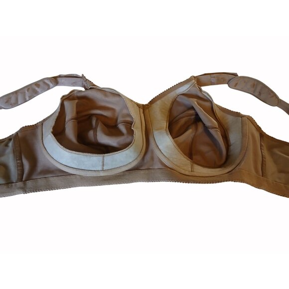 Elila Womens Bra Beige Jacquard Softcup 38H 38 H 1305 Full Coverage - Picture 10 of 13